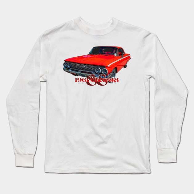 1961 Chevrolet Impala SS Hardtop Coupe Long Sleeve T-Shirt by Gestalt Imagery